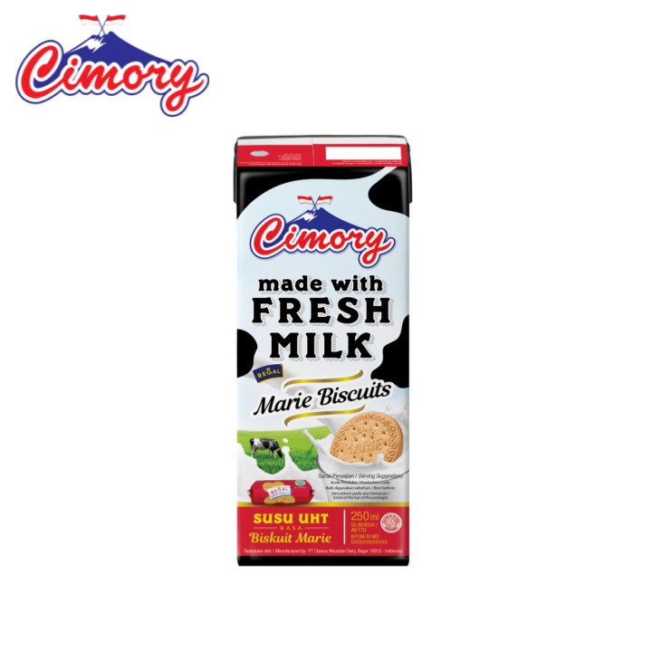 

Cimory UHT Marie Biscuits 250ml/pcs