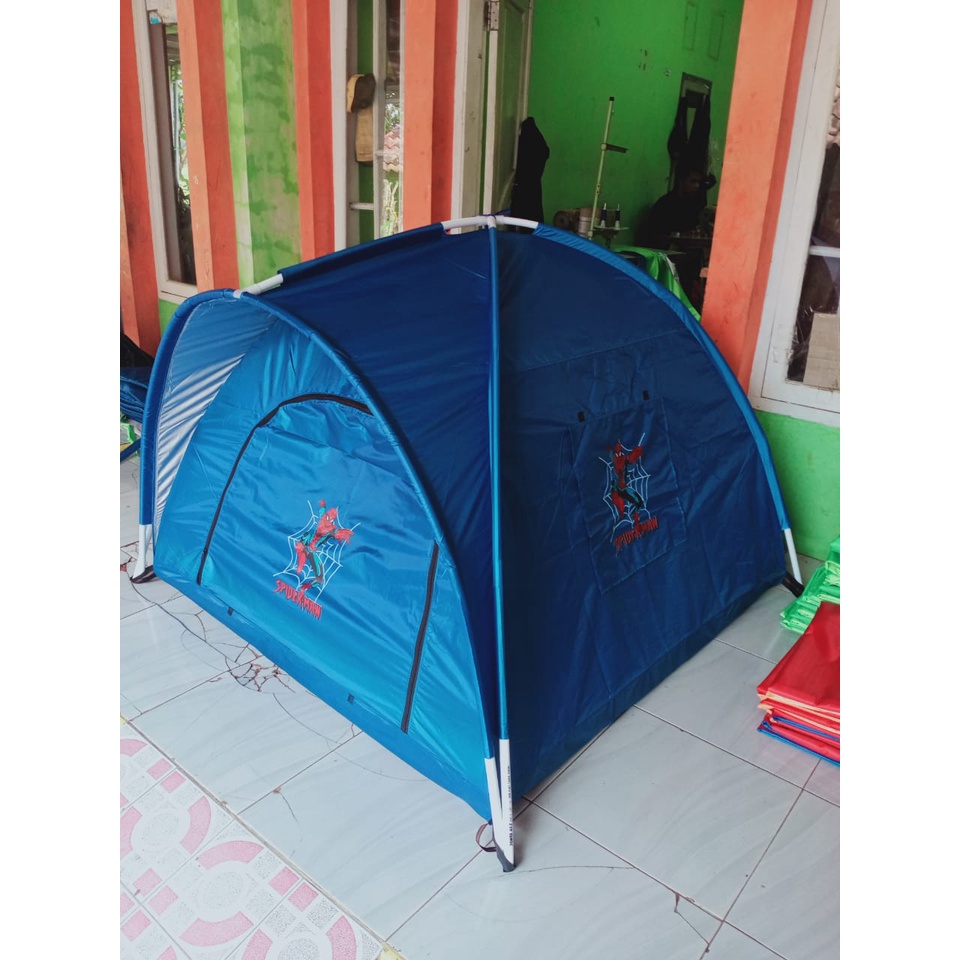 Tenda anak Ful Biru / Tenda Mainan Anak / Tenda Ukuran 100cm.120cm.140cm