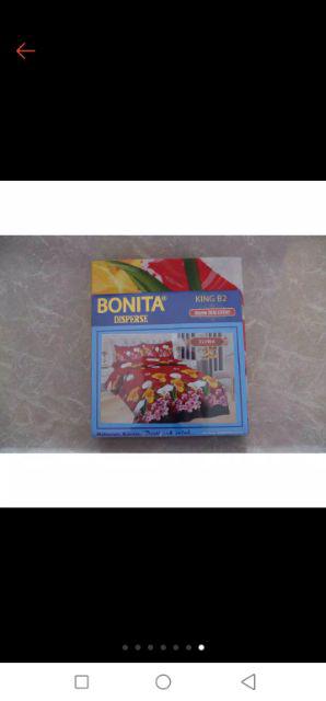 Sprei Bonita Disperse 3d King Varian H  180 X 200 Cm