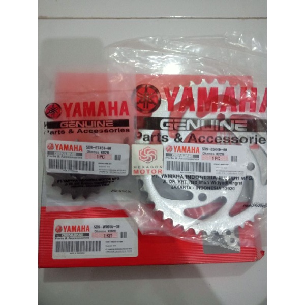 Gear Set Vega ZR Gir Set Gear Paket Vega ZR Gear Set Jupiter Z New