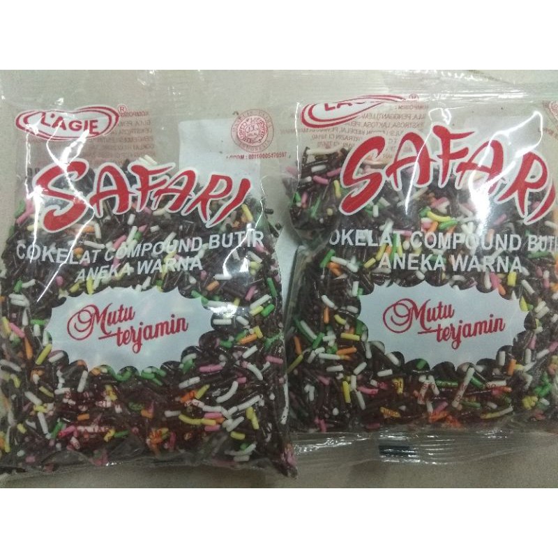 

Safari Coklat Compound Butir Meses 100 gram