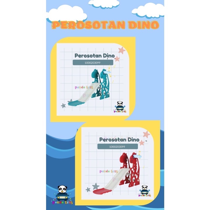 PANDA TOYS SEMARANG SPACE BABY SLIDE DINO SB-8201 - MAINAN PEROSOTAN ANAK SPACE BABY SB-8201