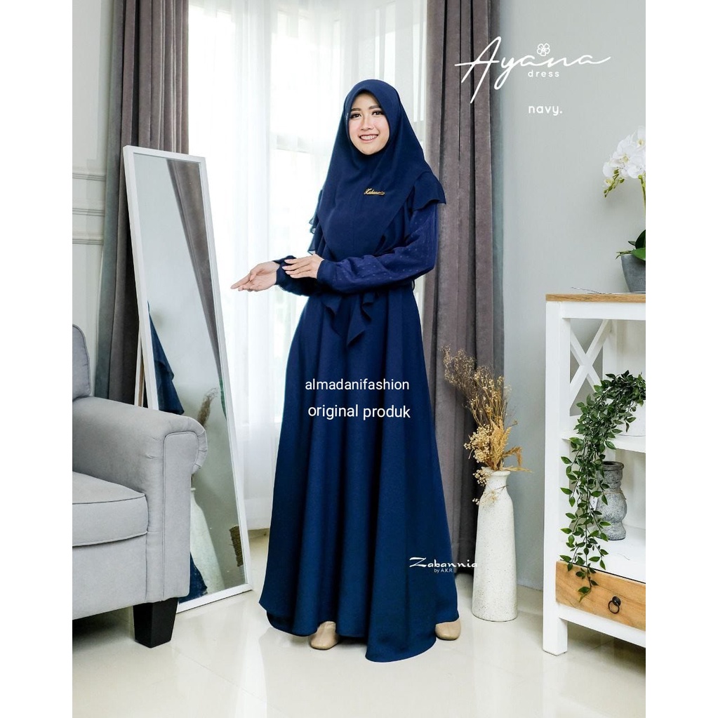 Gamis Zabannia Ayana Gamis Dewasa Terbaru Original