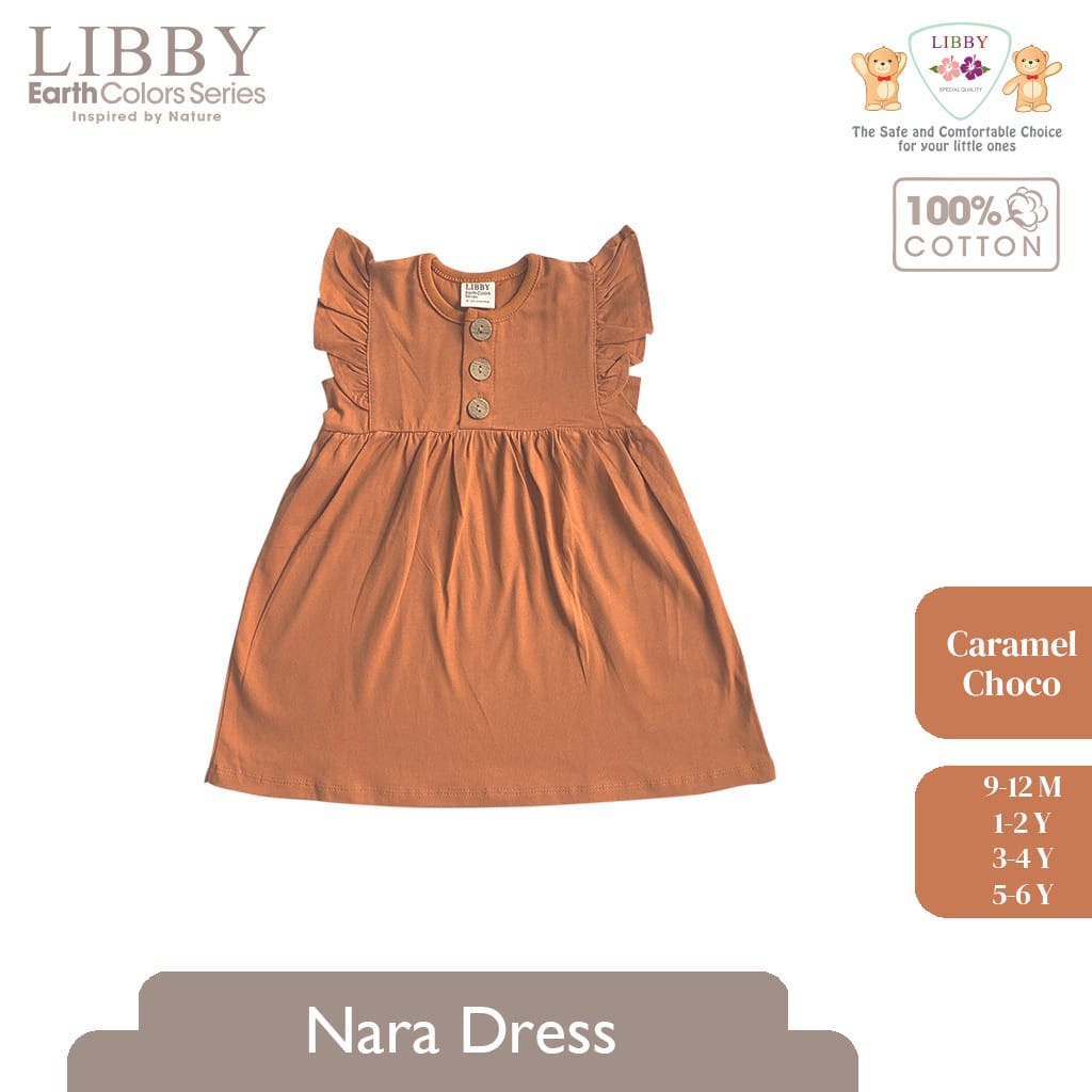 Libby Nara Dress Earth Color Series - Per 1 Pcs