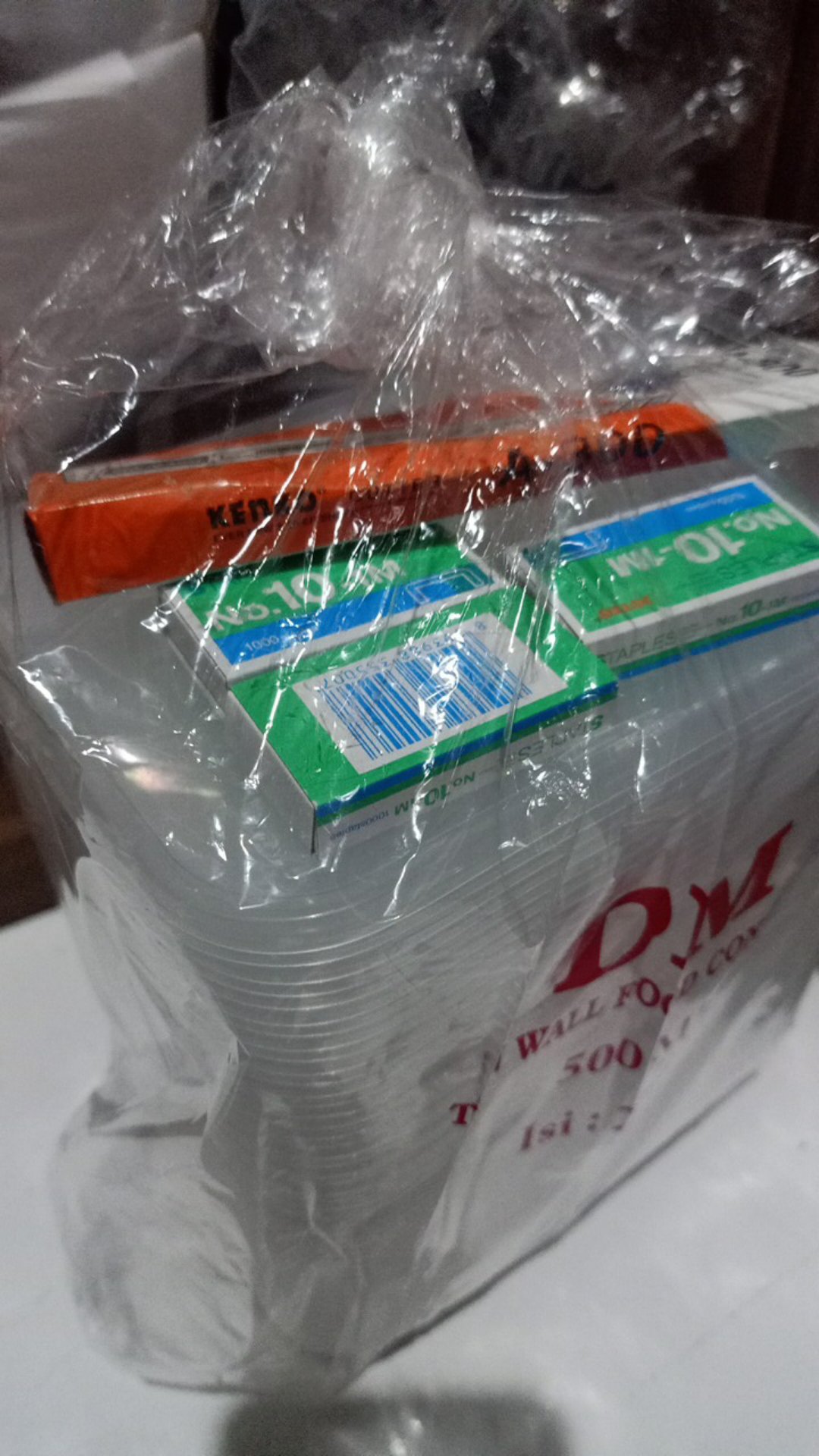 Thinwall 500ml Kotak Panjang/kotak Makan/kotak Nasi/kotak Plastik