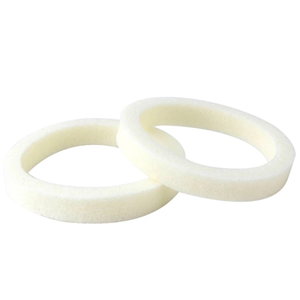 QUINTON 2pcs/pack Shock Absorbers Mountain Bike Oil Foam Absorb Seal Front Fork Sponge Ring Foam Ring 30/32/34/35/36/38/40mm Bike Accessories Bicycle Accessories Durable MTB Shock Absorb Seal Ring