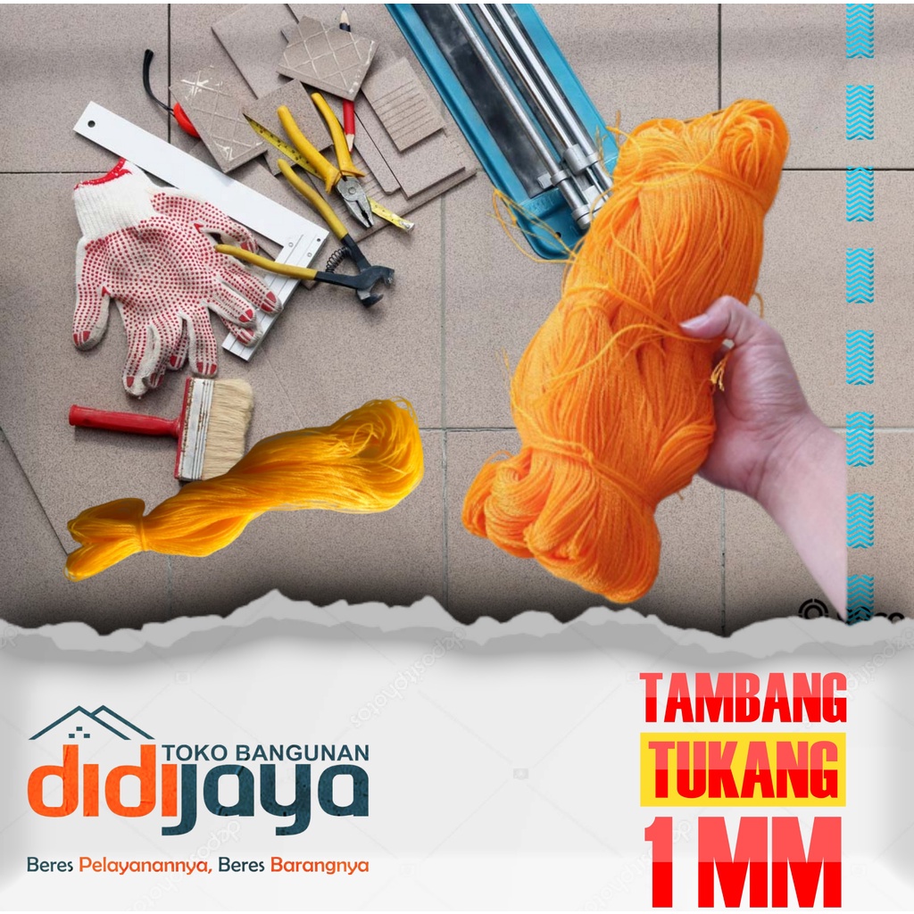TALI TAMBANG - Tambang Tukang 1.5 MM - Tambang Plastik
