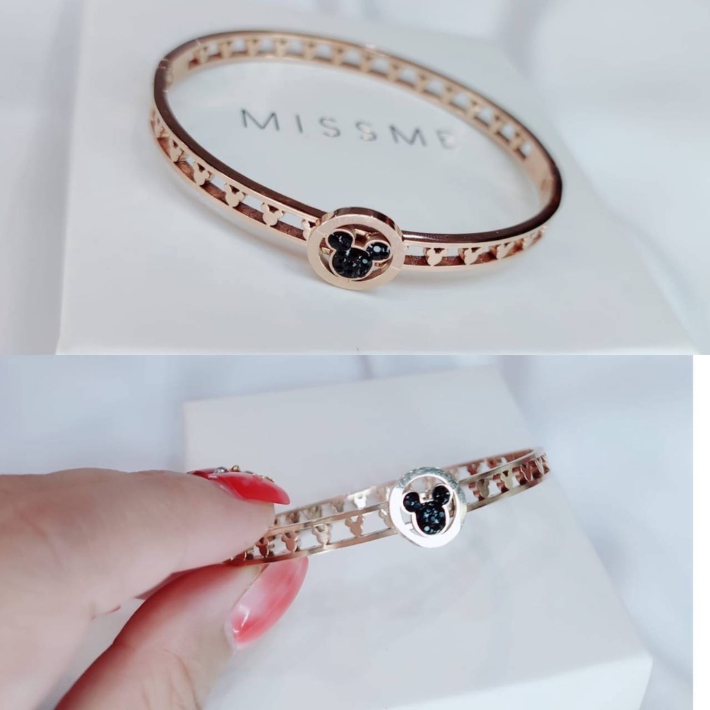 gelang wanita hikaru cantik simple import anti karat + box