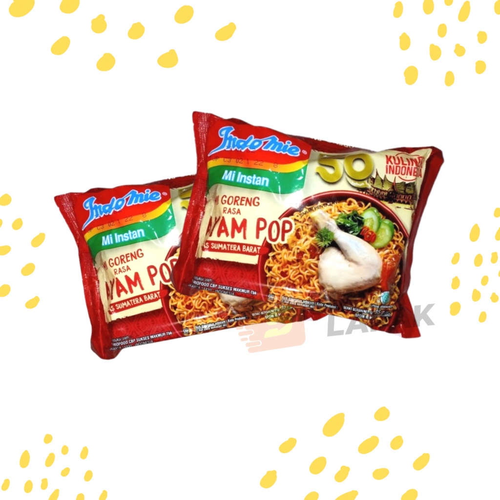 Indomie Ayam Pop Mie Goreng 1pcs - Indomi Mie Instan