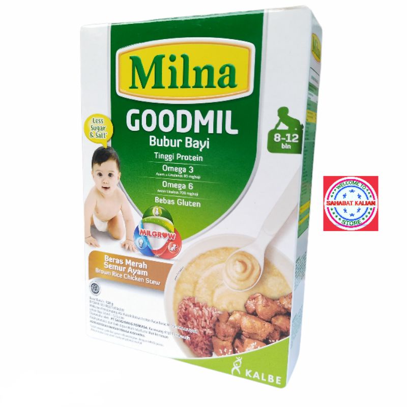 MILNA GOODMIL BUBUR BAYI 6+ DAN 8+ PER 1 BOX