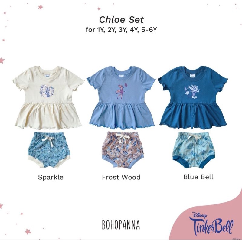 Chloe Set Disney Bohopanna 1Y sampai 5-6Y B21