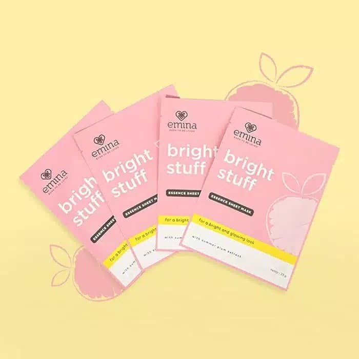 EMINA BRIGHT STUFF ESSENCE SHEET MASK 23gr