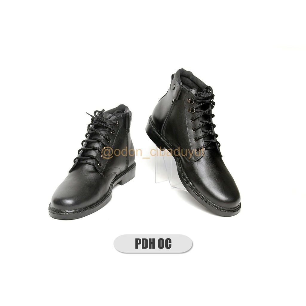 SEPATU PDH SECURITY KULIT ASLI