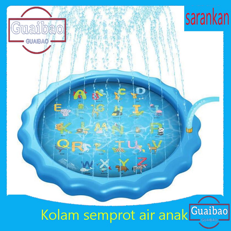 Water Spray Pad Outdoor Lawn Sprinkler Game Pad Kolam Air Mancur - Mainan Anak Termurah100-130-150cm