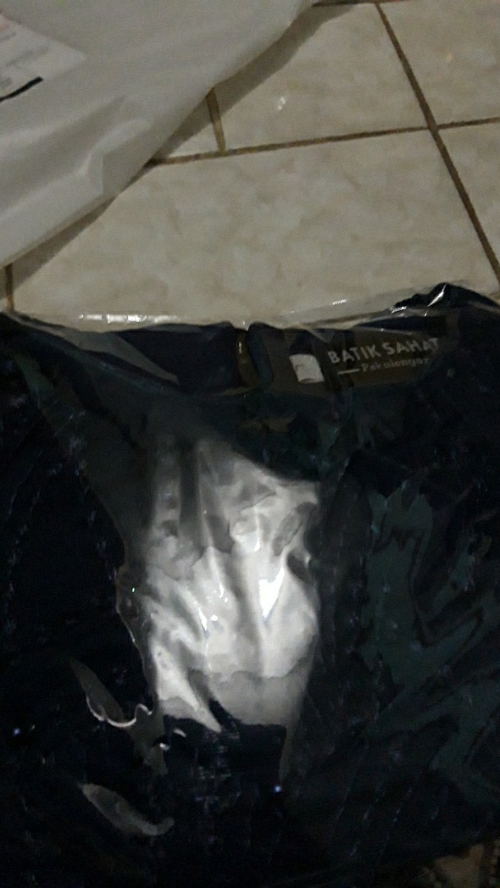 Set Couple Batik Muthia Navy (kemeja, Rok Span, Kebaya Muthia Navy Include Selendang)