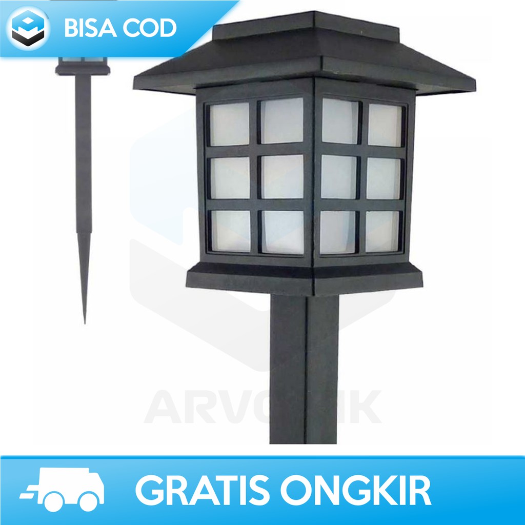 LAMPU TAMAN TENAGA SURYA LAMPU OUTDOOR ANTI AIR 100 LED TANCAP TAFFLED ORIGINAL YF-922