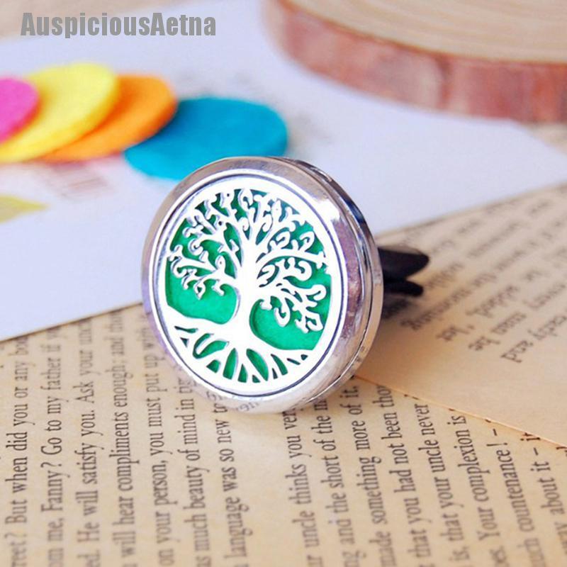 Diffuser Aromaterapi Essential Oil Bahan Stainless Steel Untuk Ventilasi Ac Mobil-Life Tree