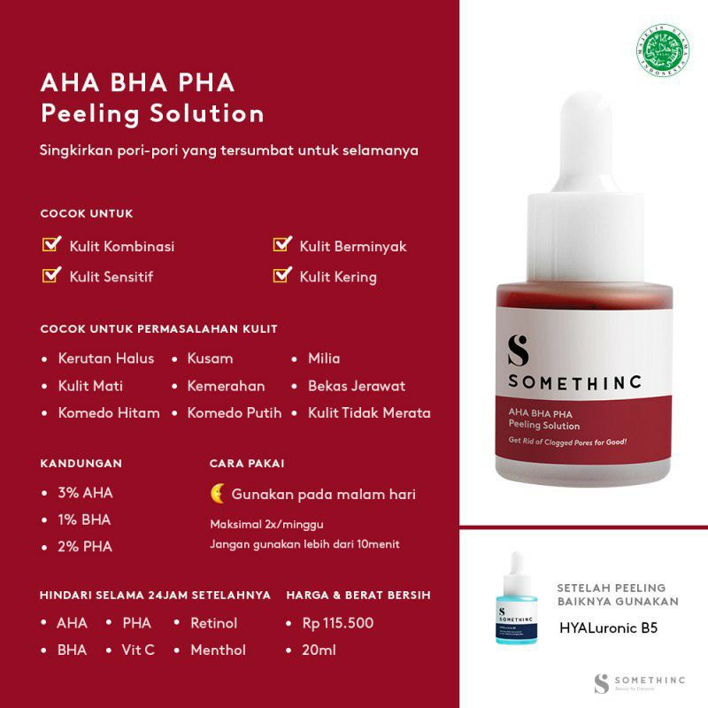 Somethinc AHA BHA PHA Peeling Solution 20ml