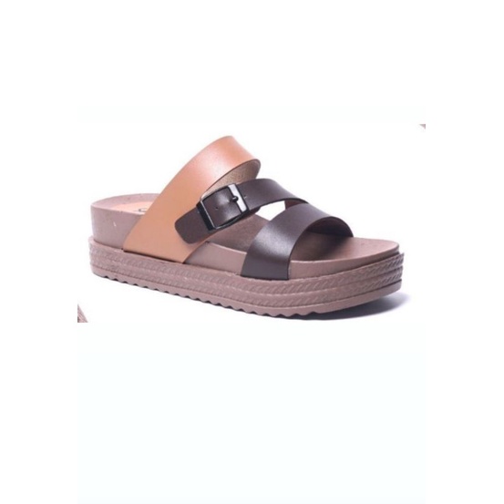 sandal wedges wanita SANDAL SLOP WEDGES WANITA sandal wedges santai wanita