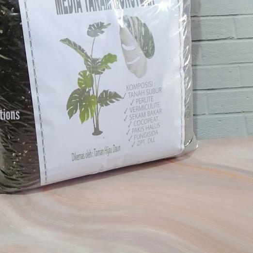➨ Media Tanam Khusus Monstera Kemasan 5Kg media tanam untuk tanaman hias ☂
