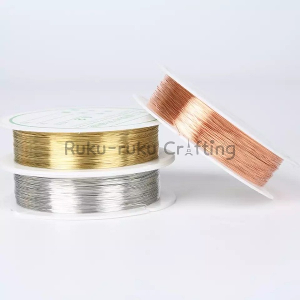 Kawat Aksesoris Cooper Wire Kawat Bros Bahan Kerajinan DIY