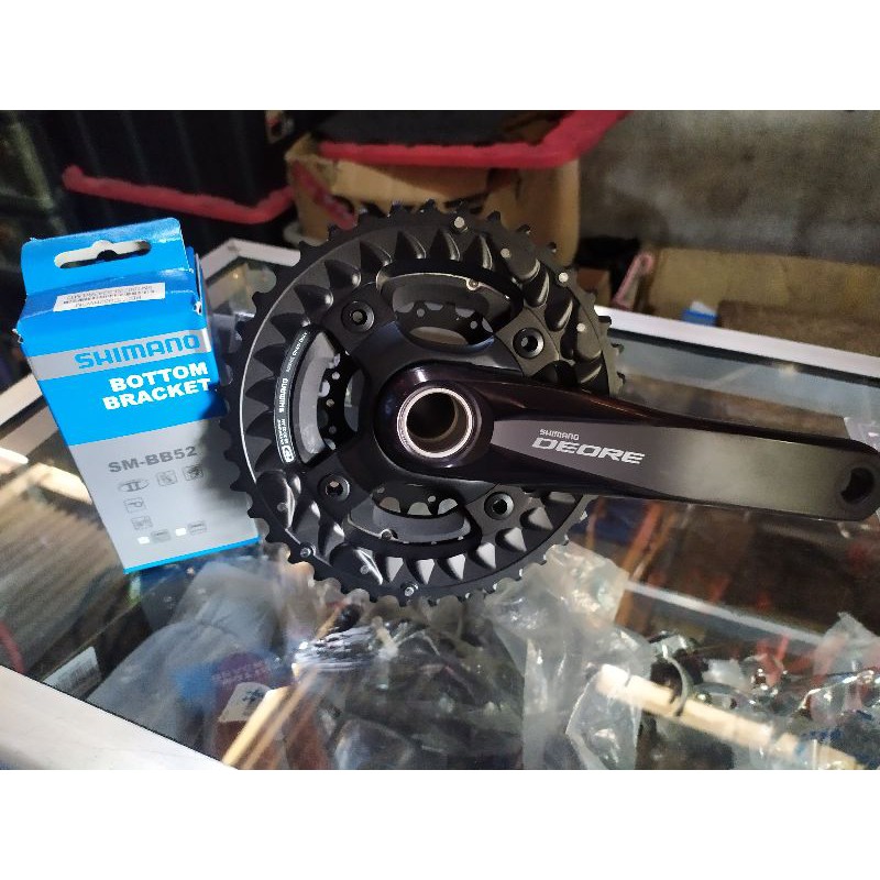 Crank Crankset Shimano DEORE FC M6000 3 Speed 40T