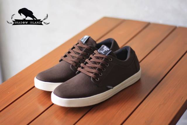 Sepatu Lokal Shoes Local Pride SIF Eternal Low Cut Brown White