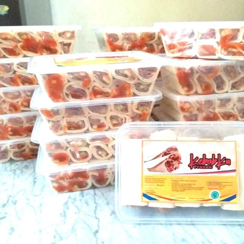 

KebabReguler isi 10 kebab mini, Full Daging ini sangat di sukai dan dg saos lumer