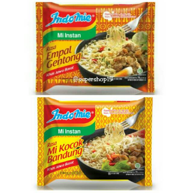

Indomie Kuah Rasa Empal Gentong 75gr Termurah Satuan / PerKardus