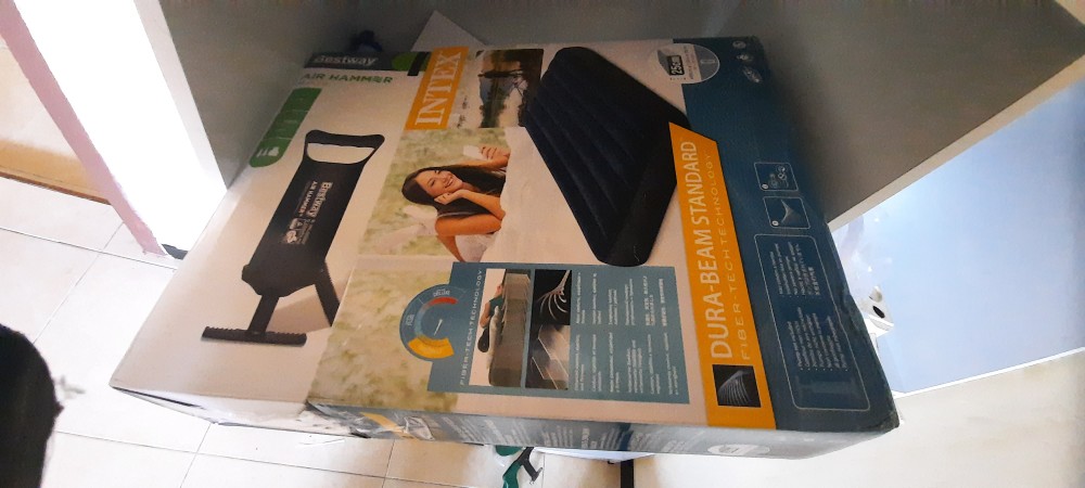 Intex 64101 64757 Kasur Angin Intex Durabeam Twin - Matras Angin Airbed Intex