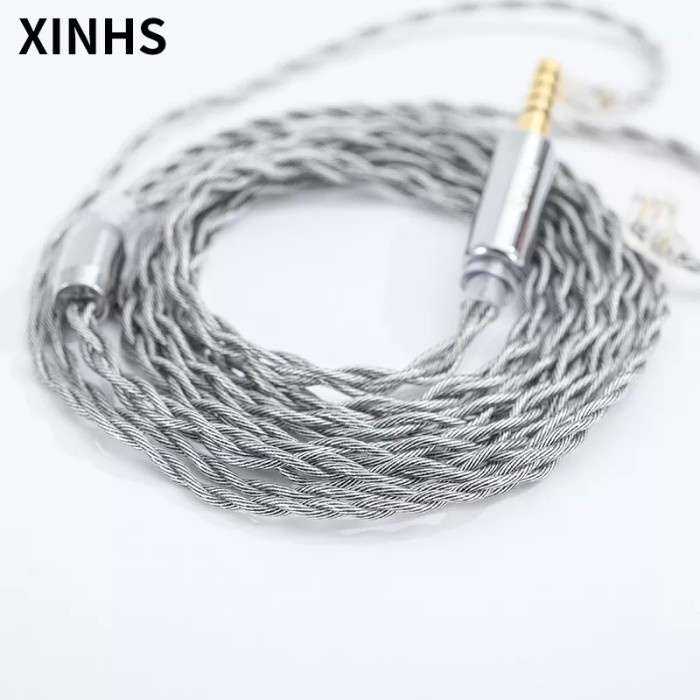 XINHS 4 Core Graphene Kabel Upgrade Cable Earphone Litz Structure