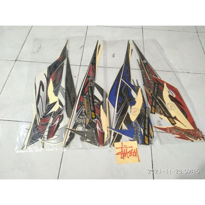 Striping Motor Suzuki Satria F150 Lis Body Motor Satria F 150 Sticker Satria Tahun 2010