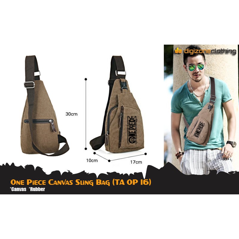One Piece Canvas Sling Bag TA OP 16