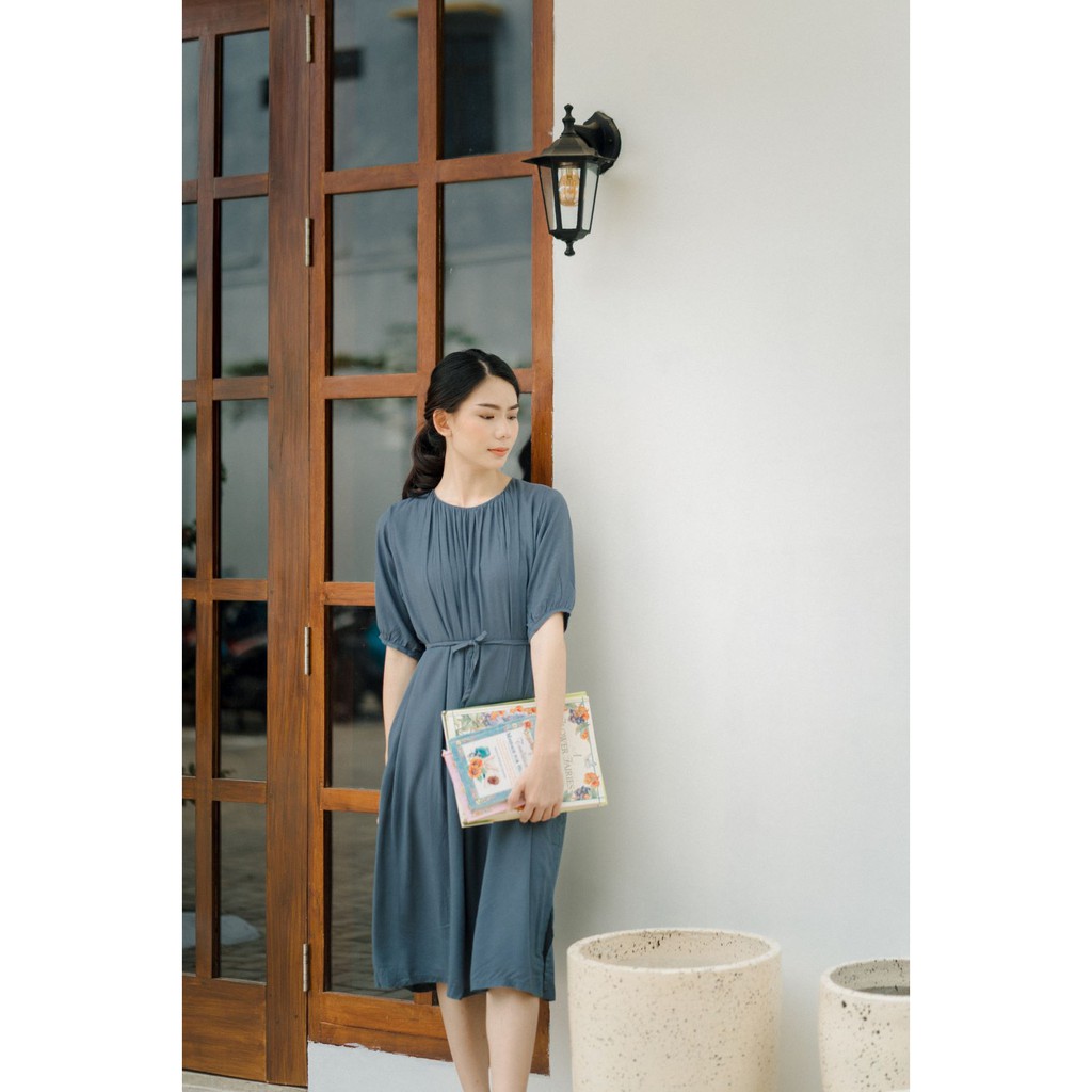 Valley Dress in Ash Blue