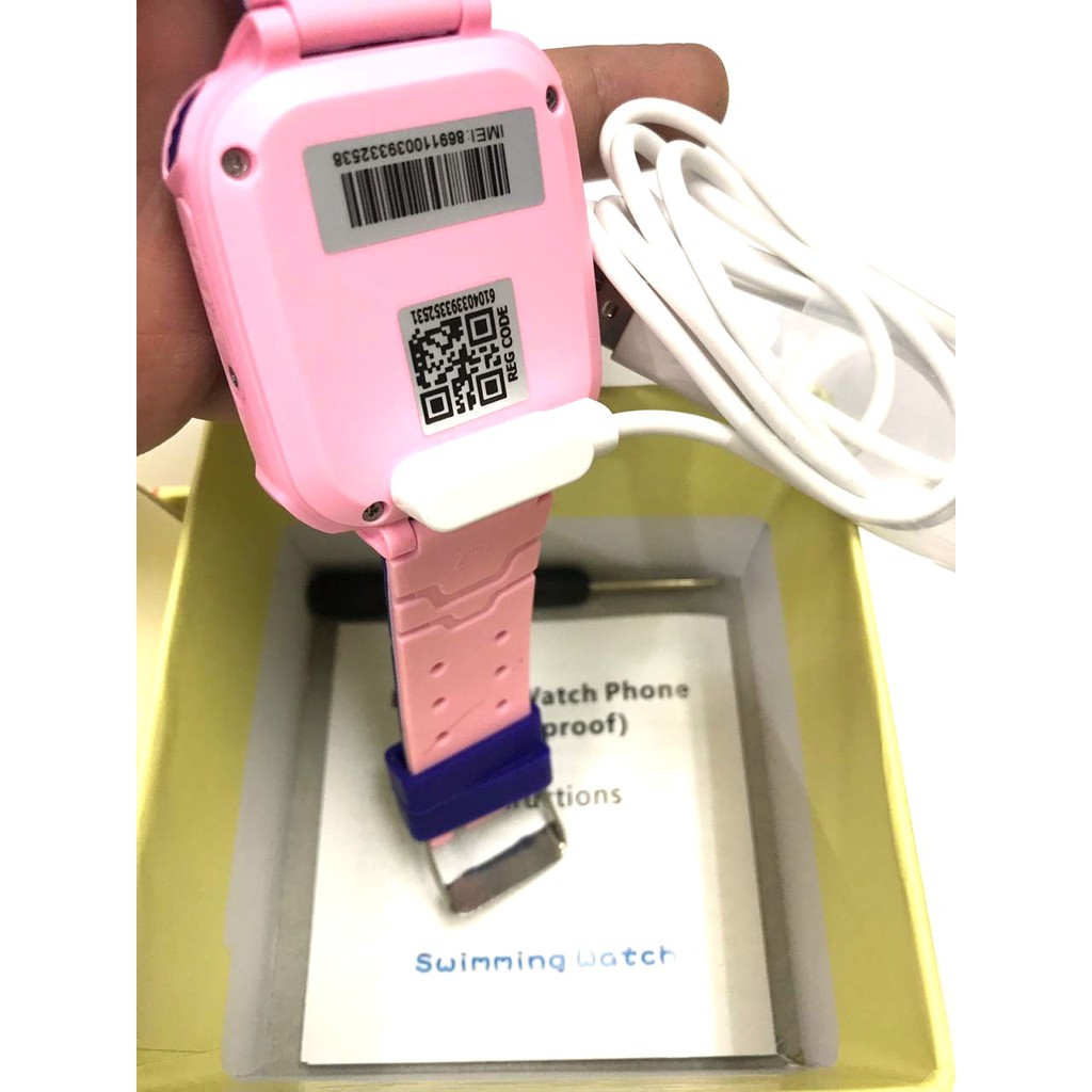 GROSIRAN JAM TANGAN SMART WATCH IMO Q12 /SMART WATCH KIDS WATER PROOF CHARGER MAGNET