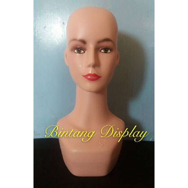 Manekin Kepala Botak Dewasa / Manekin Kepala Dewasa