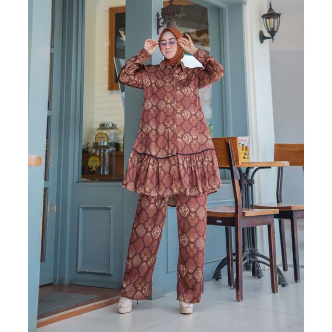 RIHANNA ONESET CELANA SILK DIOR SETCEL / TUNIK SILK ARMANI / PREMIUM