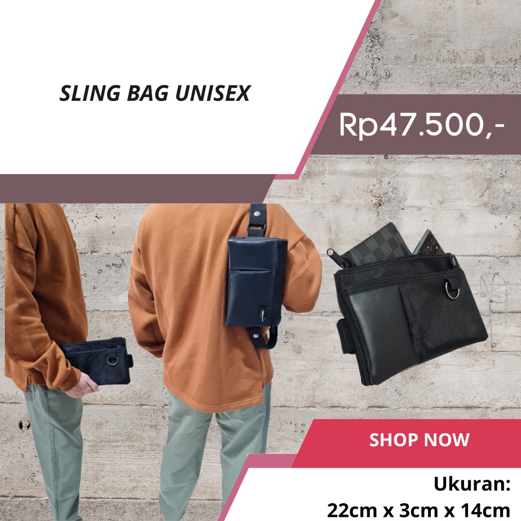 TAS SLEMPANG SLING BAG UNISEX