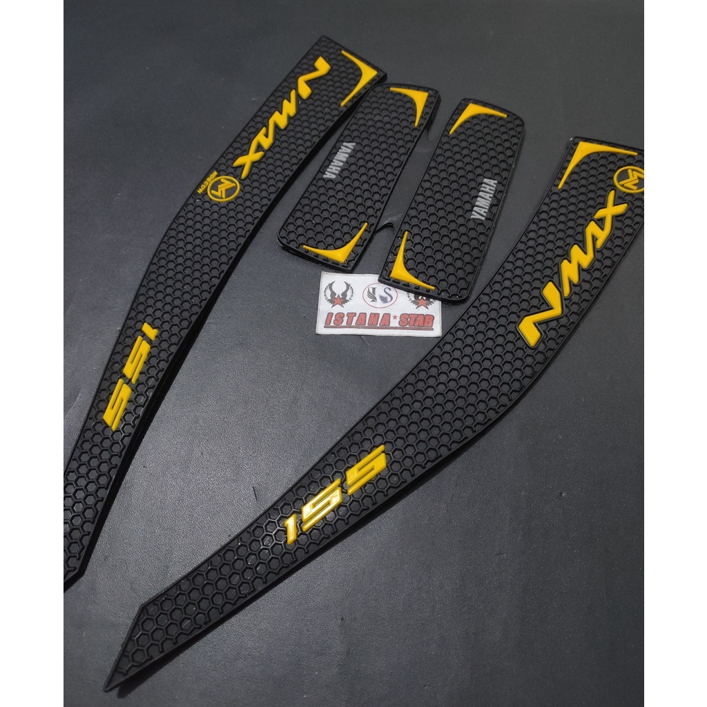 DECKPAD NEW NMAX 2020 2021 TANKPAD STICKER KARET TIMBUL PELINDUNG SET 3D YAMAHA NMAX 155 CONNECTED ABS STANDAR NON ABS PNP