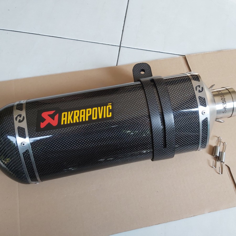 Knalpot Akrapovic Carbon / Kevlar / Silencer + Db killer