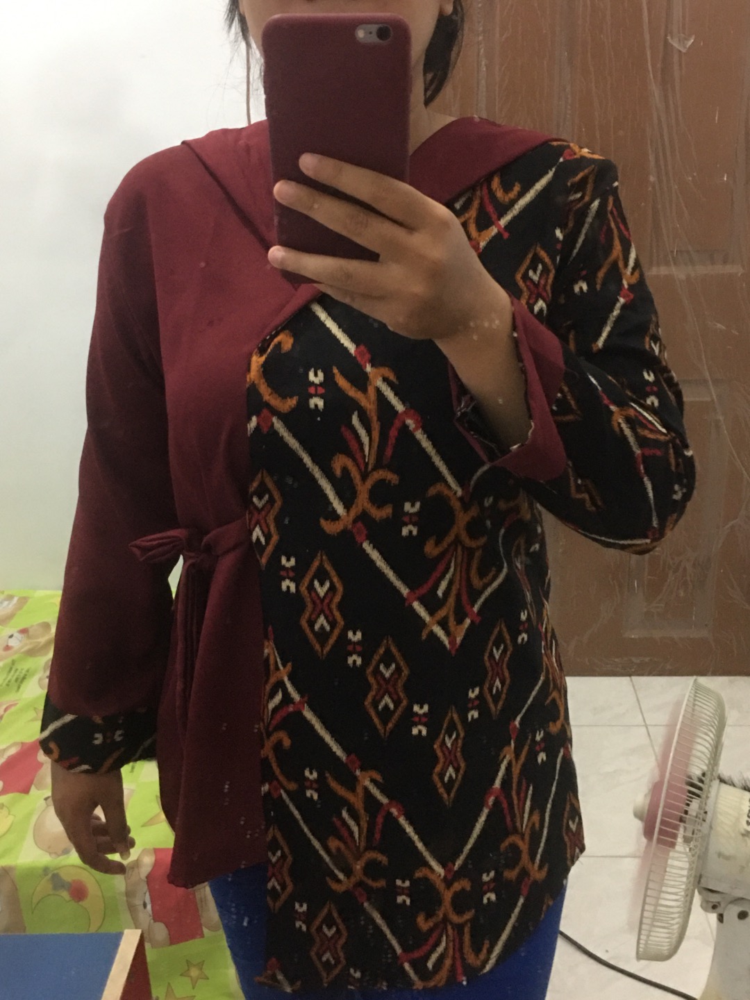 Atasan Batik Dolby Dolbi Dobby Doby Tenun Sutra Tulis Halus Katun Atbm Baron ,sarombit Atasan