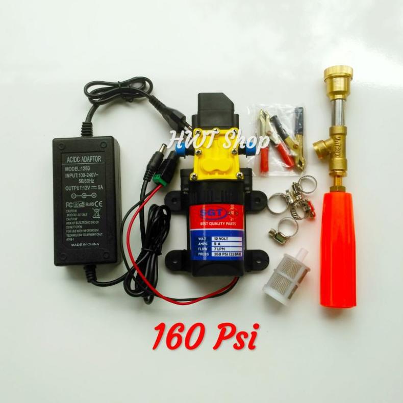 Dinamo Pompa Air Pompa Air Dc 12V 160Psi Pompa Dc Set Tanpa Selang