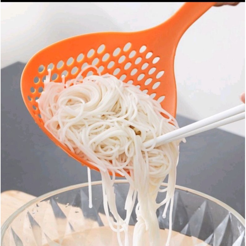 Sendok Saringan Mie Dan Sayuran Multifungsi Serbaguna Sendok Saring Masakan Serbaguna Sendok Tirisan