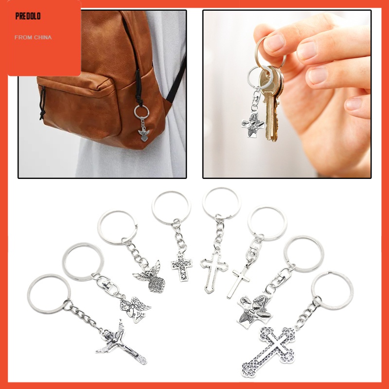 [In Stock] 8Pcs Mixed Crosses Charms Pendants Symbol Bulk Spiritual Fashion for Party