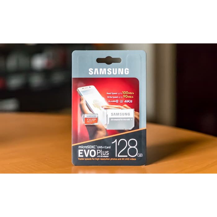 Samsung MicroSDXC Evo   Plus  100Mbps 128GB  with Adapter