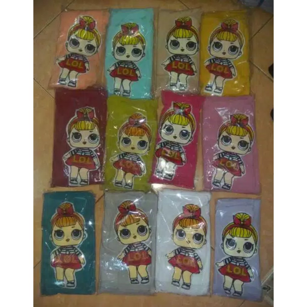 Kerudung jilbab LED anak 1-3.5 th