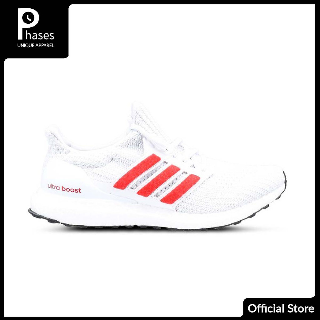 Adidas Ultraboost 4.0 DNA White Red Original Import