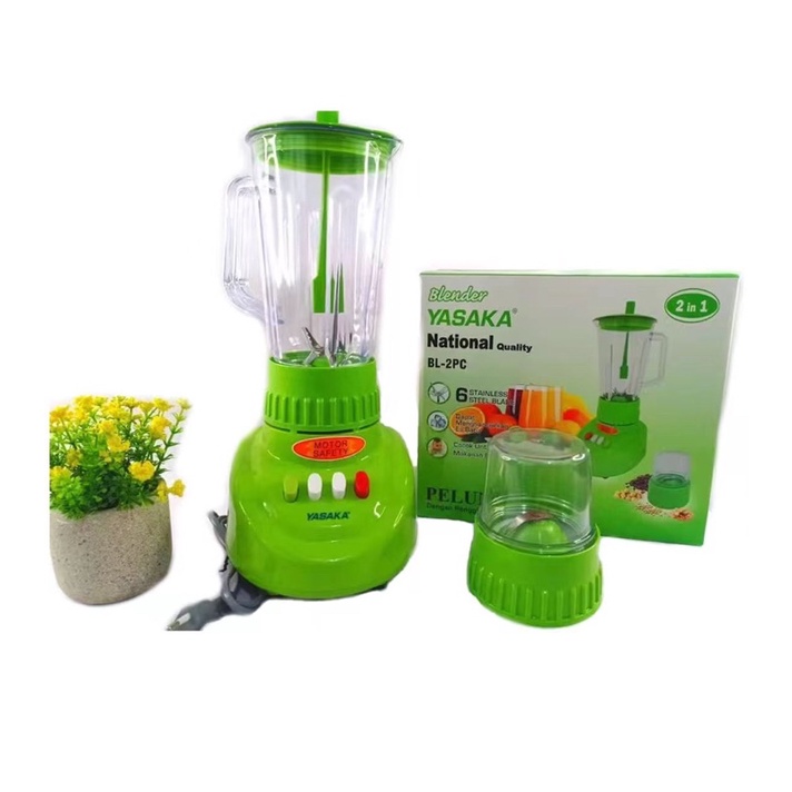 BLENDER GOOD QUALITY 2IN1 BLENDER PLASTIK YASAKA