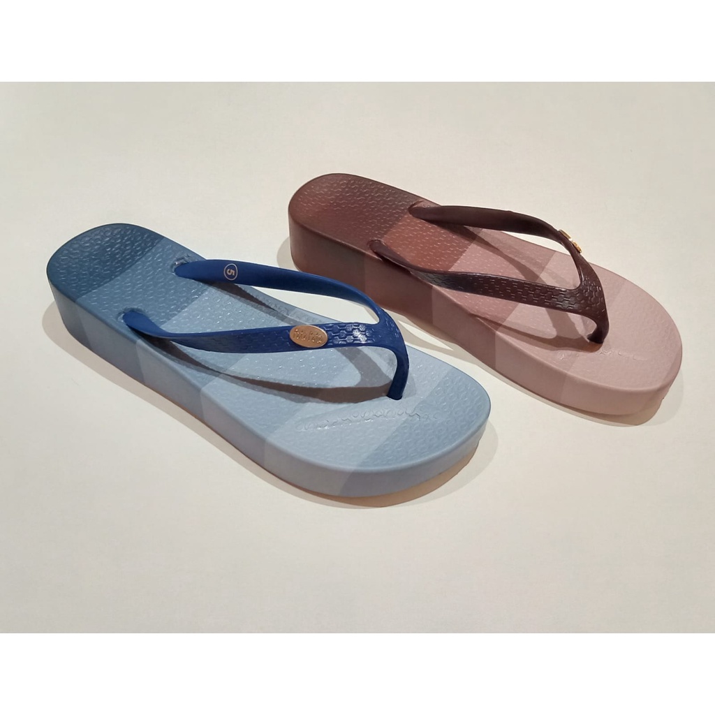 Bata Sandal Wedges Wanita Model Jepit Pata Pata 5729072 & 5724072