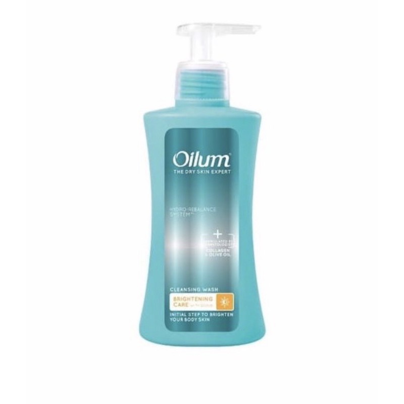 Oilum brightening cleansing wash 210 ml ( sabun mencerahkan kulit )